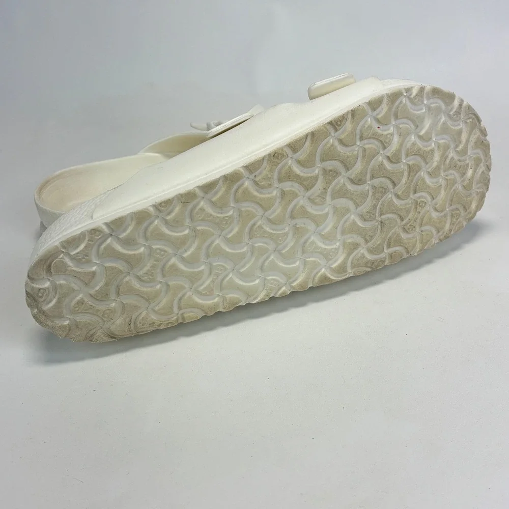Birkenstock Arizona EVA Sandals Mens 11 White Waterproof Slides Essentials